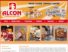 Tablet Screenshot of grupoalcon.com.mx