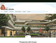 Tablet Screenshot of grupoalcon.com